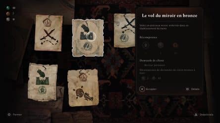 Image d'illustration pour l'article : Tout savoir sur les contrats | Guide Assassin's Creed Mirage