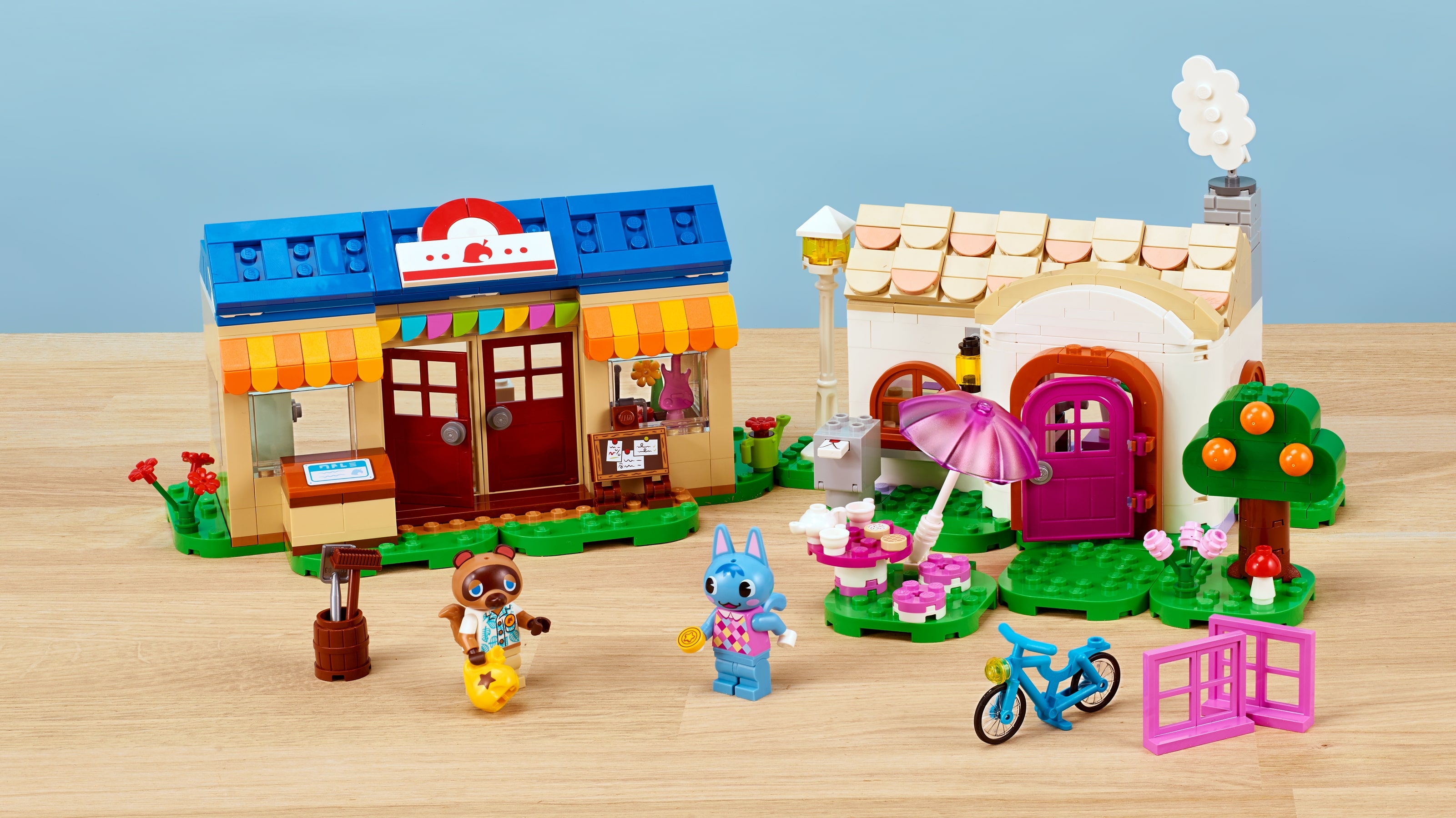 Lego animal crossing boutique nook maison de rosie 5