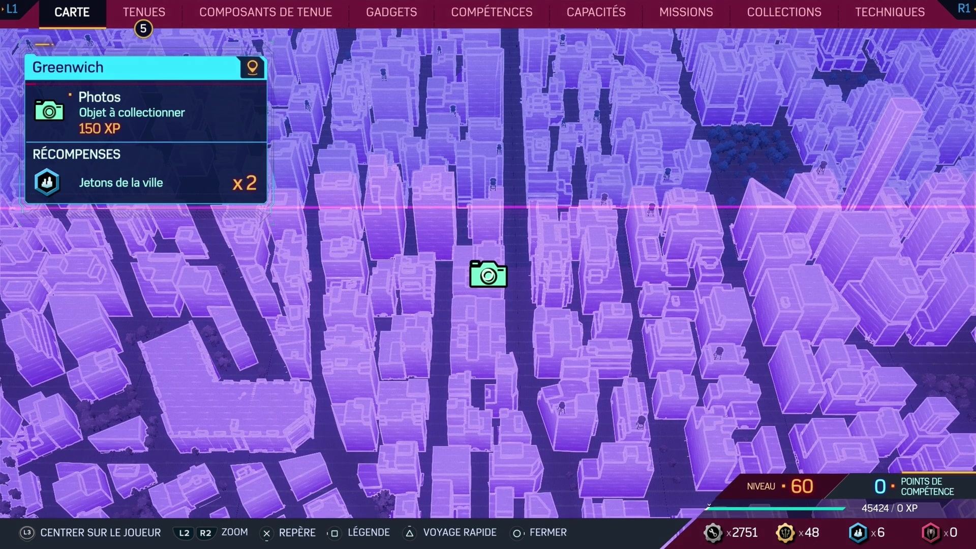 Emplacement des photos - guide marvel's spider-man 2