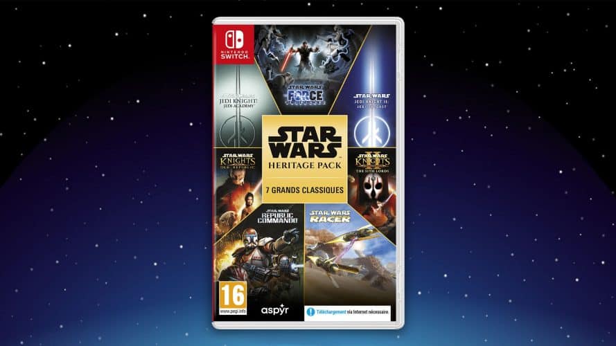 Image d\'illustration pour l\'article : 7 jeux Star Wars arrivent sur Switch dans un seul et même boitier physique, déjà disponible en précommande