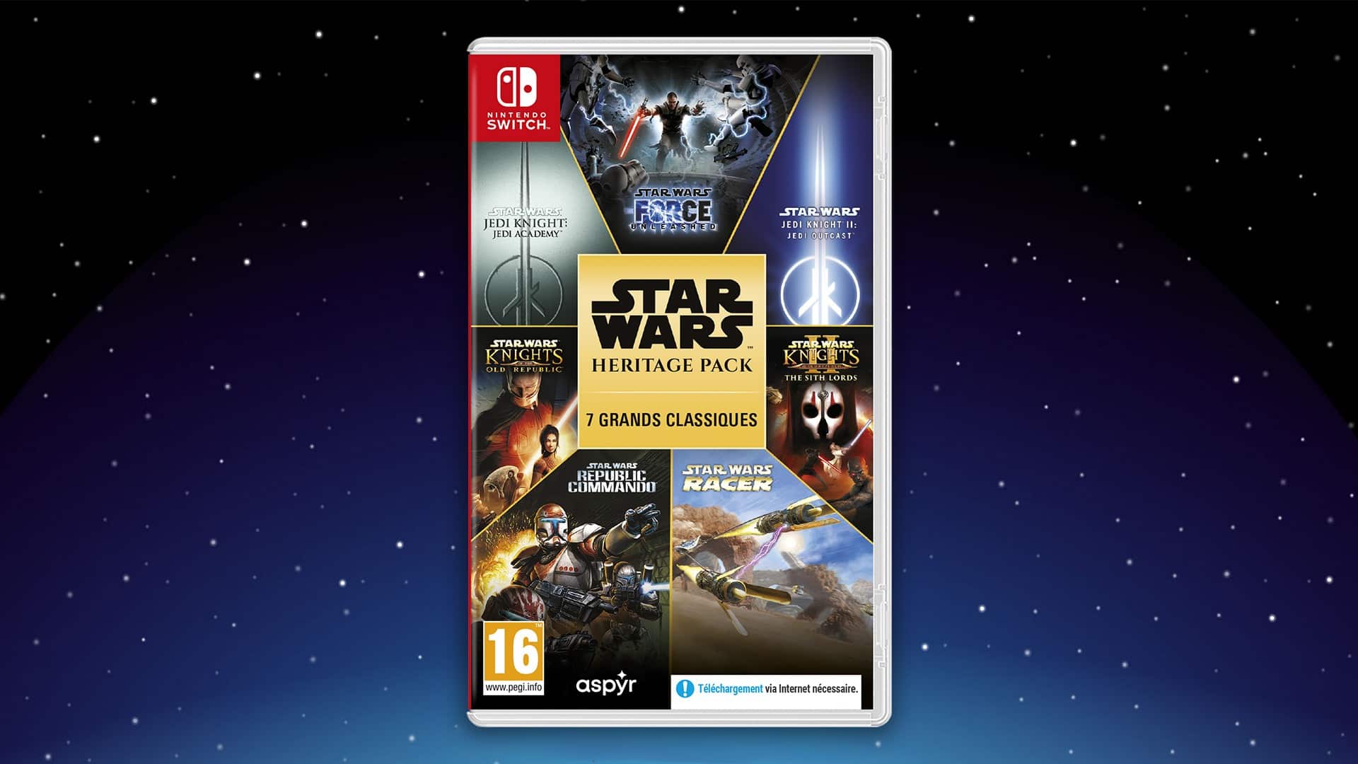7 jeux Star Wars arrivent sur Switch dans un seul et même boitier physique,  déjà disponible en précommande