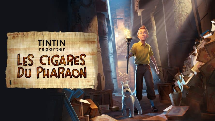 Image d\'illustration pour l\'article : Tintin Reporter – Les Cigares du Pharaon dévoile un trailer de gameplay à quelques jours de son enquête