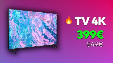 Image d'illustration pour l'article : Une TV 4K Samsung pour moins de 400 €, idéale pour les petits budgets