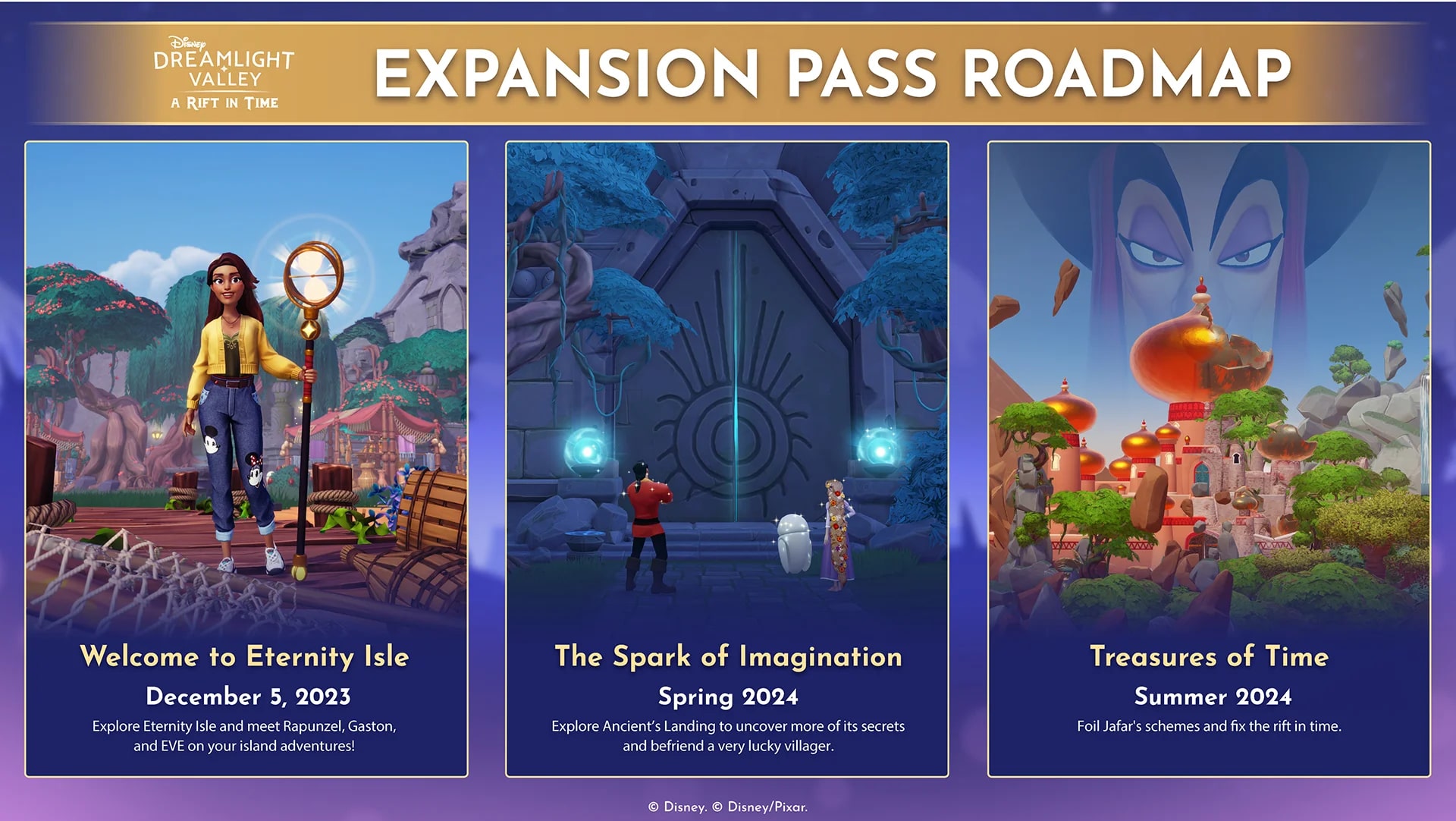 Disney Dreamlight Valley dévoile sa roadmap pour 2024 avec son