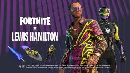 Image d'illustration pour l'article : La Formule 1 s'invite dans Fortnite avec le skin Lewis Hamilton