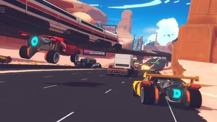 Image d'illustration pour l'article : Resistor : Un premier trailer de gameplay qui fait crisser les pneus sur l'asphalte