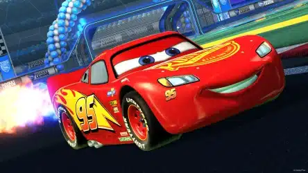 Image d'illustration pour l'article : Flash McQueen va venir marquer quelques buts dans Rocket League