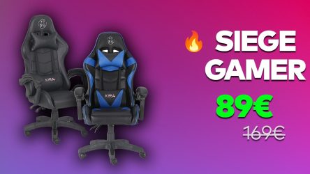 Image d'illustration pour l'article : Une gamme de chaises gaming réputée est en promotion à l'occasion du Black November