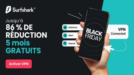 Image d'illustration pour l'article : Surfshark : Un VPN quasiment gratuit avec cette offre exceptionnelle Black Friday 2023