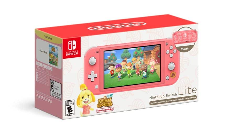Image d\'illustration pour l\'article : La Nintendo Switch Lite édition Animal Crossing: New Horizon est en promotion à moins de 200 €