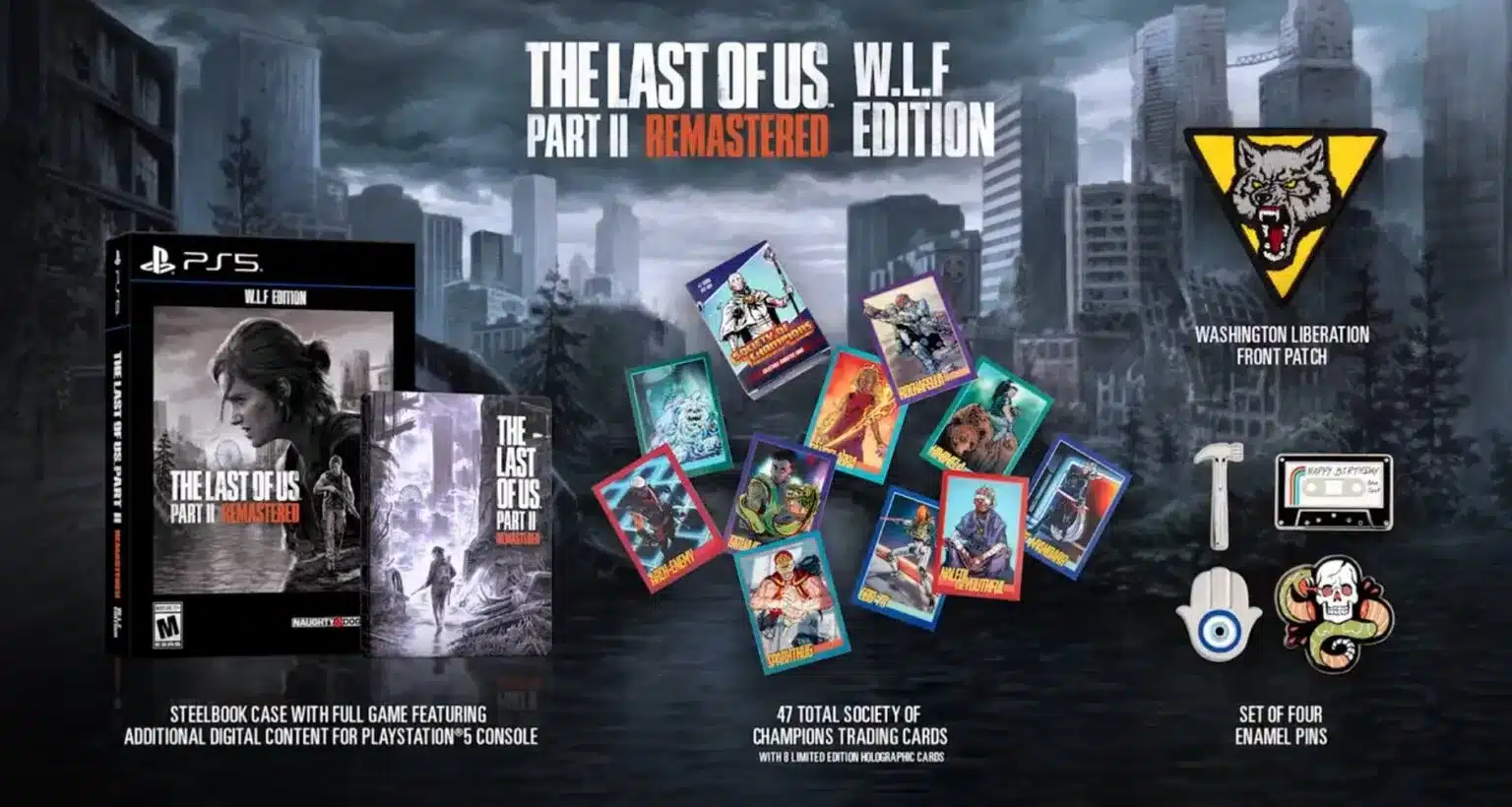The last of us part 2 remastered wlf edition 1