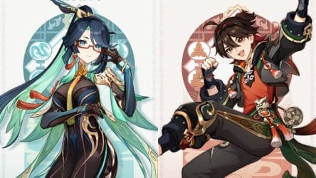 Image d'illustration pour l'article : Genshin Impact lève le voile sur Xianyun et Gaming, les deux personnages de la version 4.4