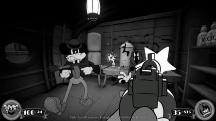 Image d'illustration pour l'article : Mouse : Le FPS façon vieux cartoon en noir et blanc refait surface avec un trailer de gameplay