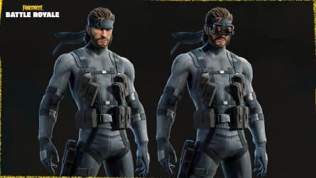 Image d'illustration pour l'article : Solid Snake de Metal Gear Solid se faufile jusque sur le champ de bataille de Fortnite