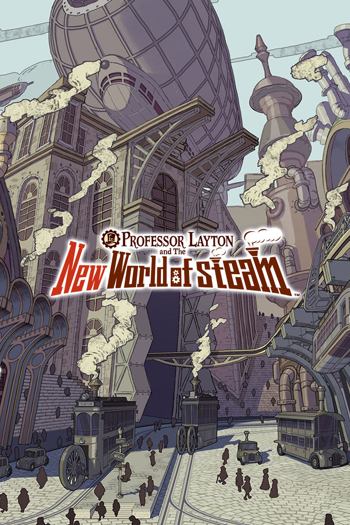 Jaquette Professor Layton and The New World of Steam