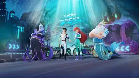 Image d'illustration pour l'article : Disney Speedstorm : La Petite Sirène débarque avec son zirgouflex et Polochon
