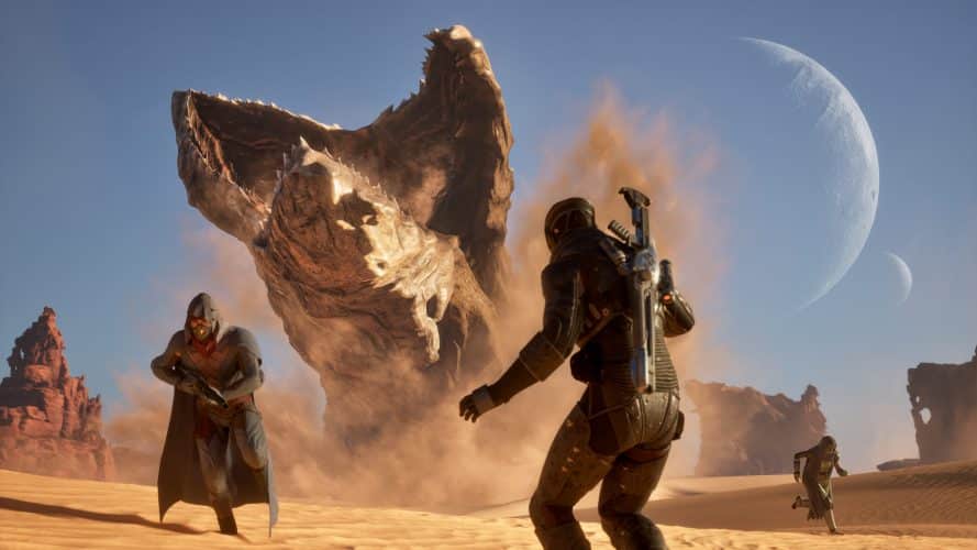 Image d\'illustration pour l\'article : Le MMO de survie Dune Awakening nous montre comment dompter l’environnement d’Arrakis