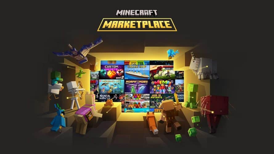 Image d\'illustration pour l\'article : Minecraft introduit le Marketplace Pass, un abonnement payant pour obtenir des récompenses tous les mois