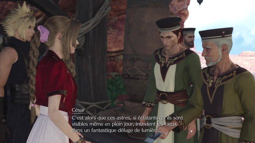 Des présages de calamité Soluce Final Fantasy VII Rebirth