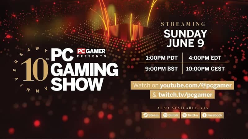 Le PC Gaming Show revient le 9 juin 2024 avec plus de 50 jeux et annonces au programme