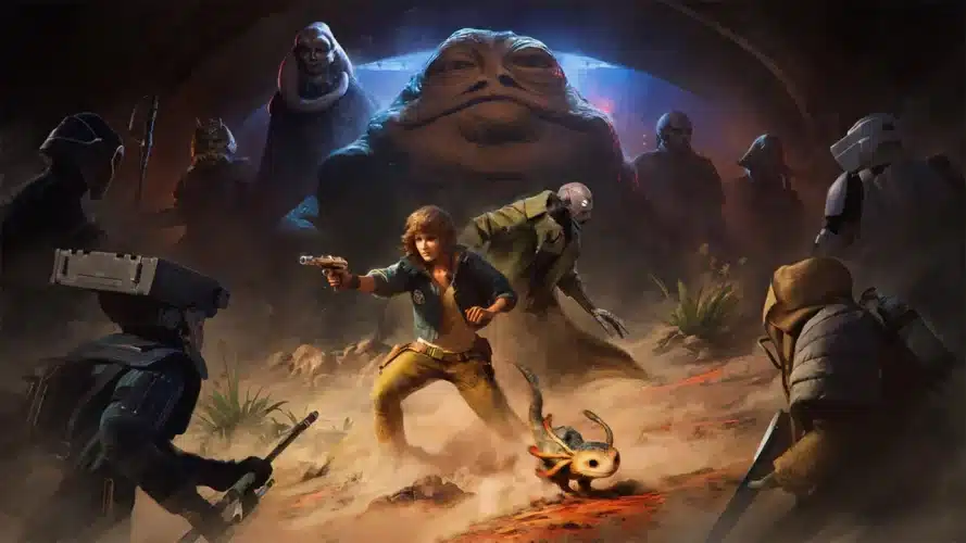 Image d\'illustration pour l\'article : Star Wars Outlaws : Le Season Pass donnera accès à une mission liée à Jabba dès la sortie du jeu