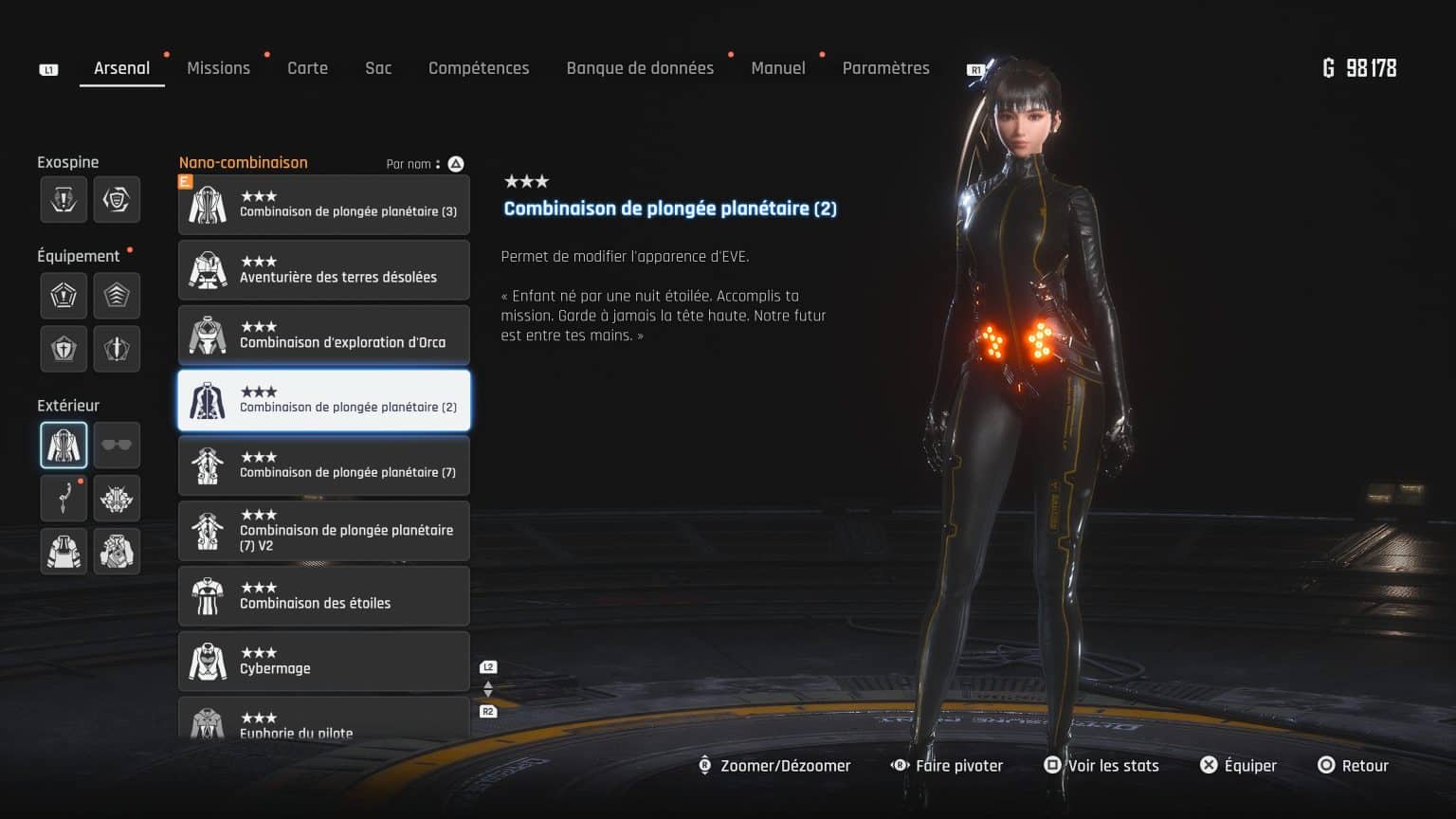 Toutes les tenues pour EVE et comment les débloquer Stellar Blade