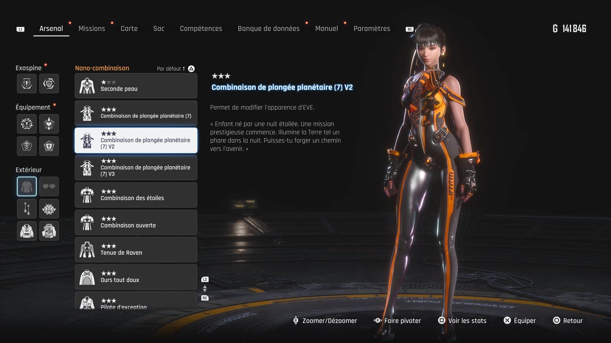 Toutes les tenues pour EVE et comment les débloquer Stellar Blade