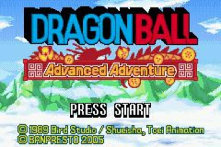 Dragon Ball : Advanced Adventure Menu