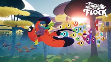 Image d'illustration pour l'article : Flock, l'adorable jeu coopératif publié par Annapurna Interactive, prendra son envol le 16 juillet