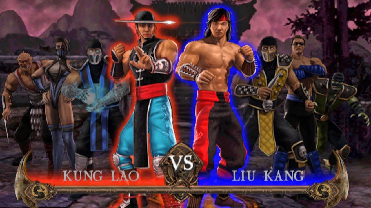 Mortal kombat : shaolin monks roster