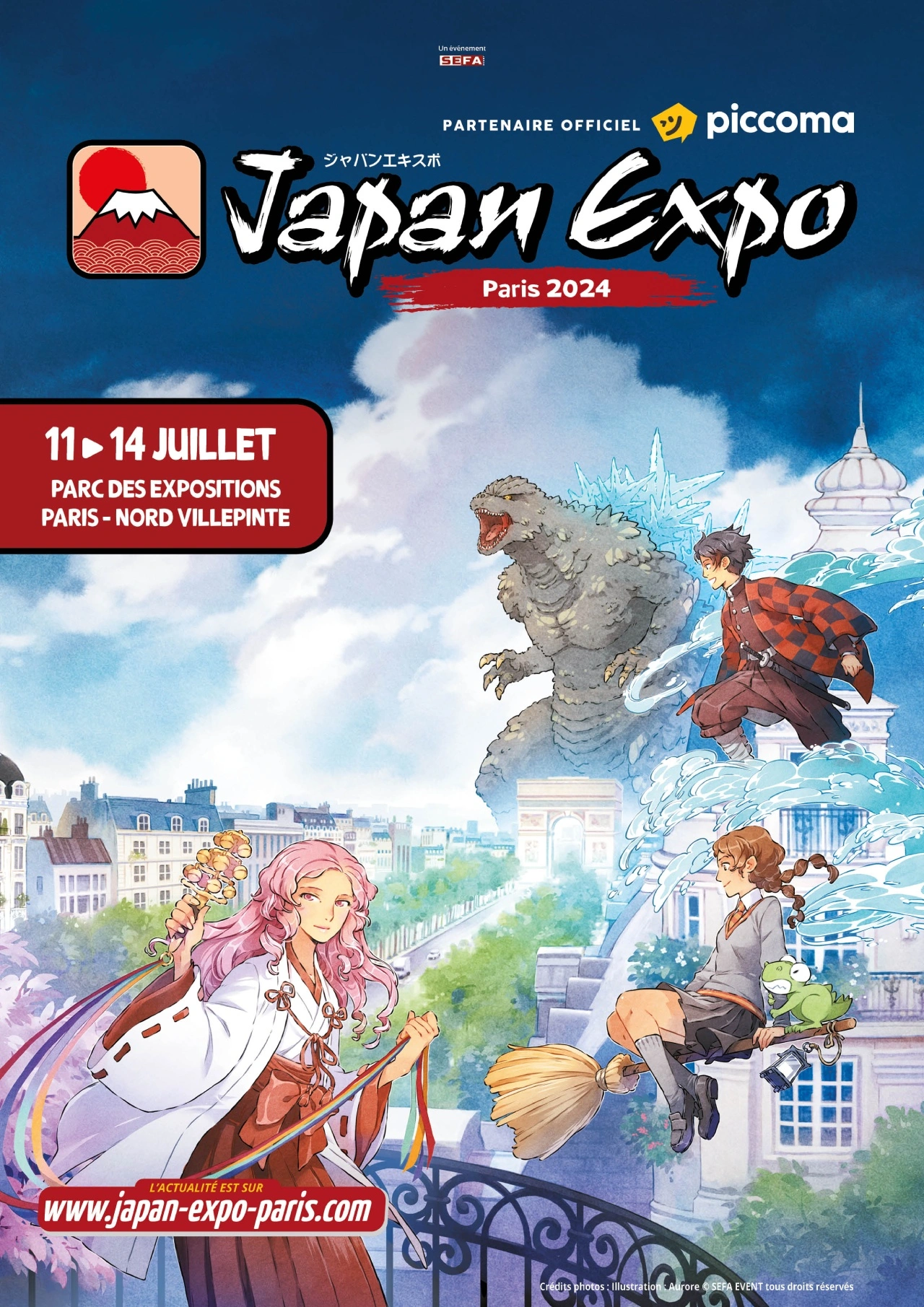 Japan expo 2024 affiche 5