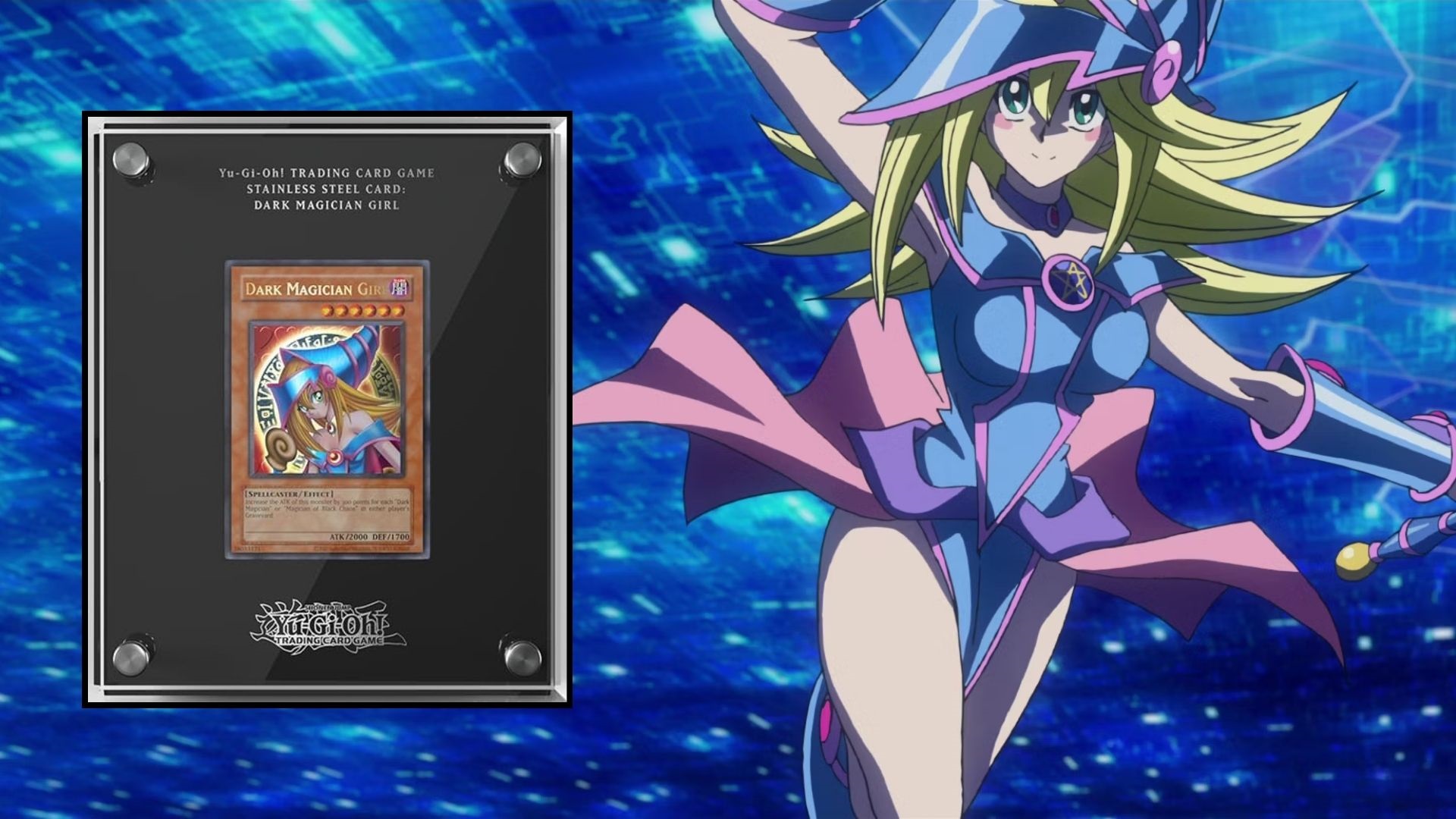 Yu-Gi-Oh! : La carte collector en acier inoxydable de la Magicienne des