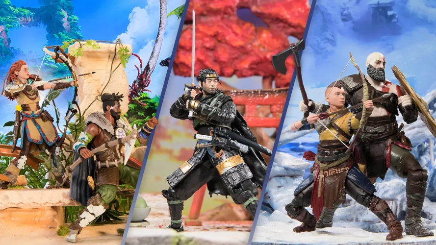 Image d\'illustration pour l\'article : Sony lance une gamme de figurines centrée sur les personnages PlayStation, de Kratos à Aloy en passant par Jin Sakai