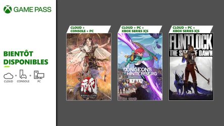 Image d'illustration pour l'article : Xbox Game Pass : Kunitsu-Gami: Path of the Goddess, Flintlock: The Siege of Dawn et Dungeons of Hinterberg arrivent
