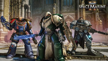 Image d'illustration pour l'article : Le brutal Warhammer 40,000 Space Marine 2 montre les modes co-op et versus, 7 minutes de gameplay et ses specs PC recommandées