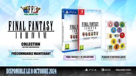 Image d\'illustration pour l\'article : Final Fantasy Pixel Remaster Collection revient en physique avec une édition anniversaire, les précommandes ouvertes