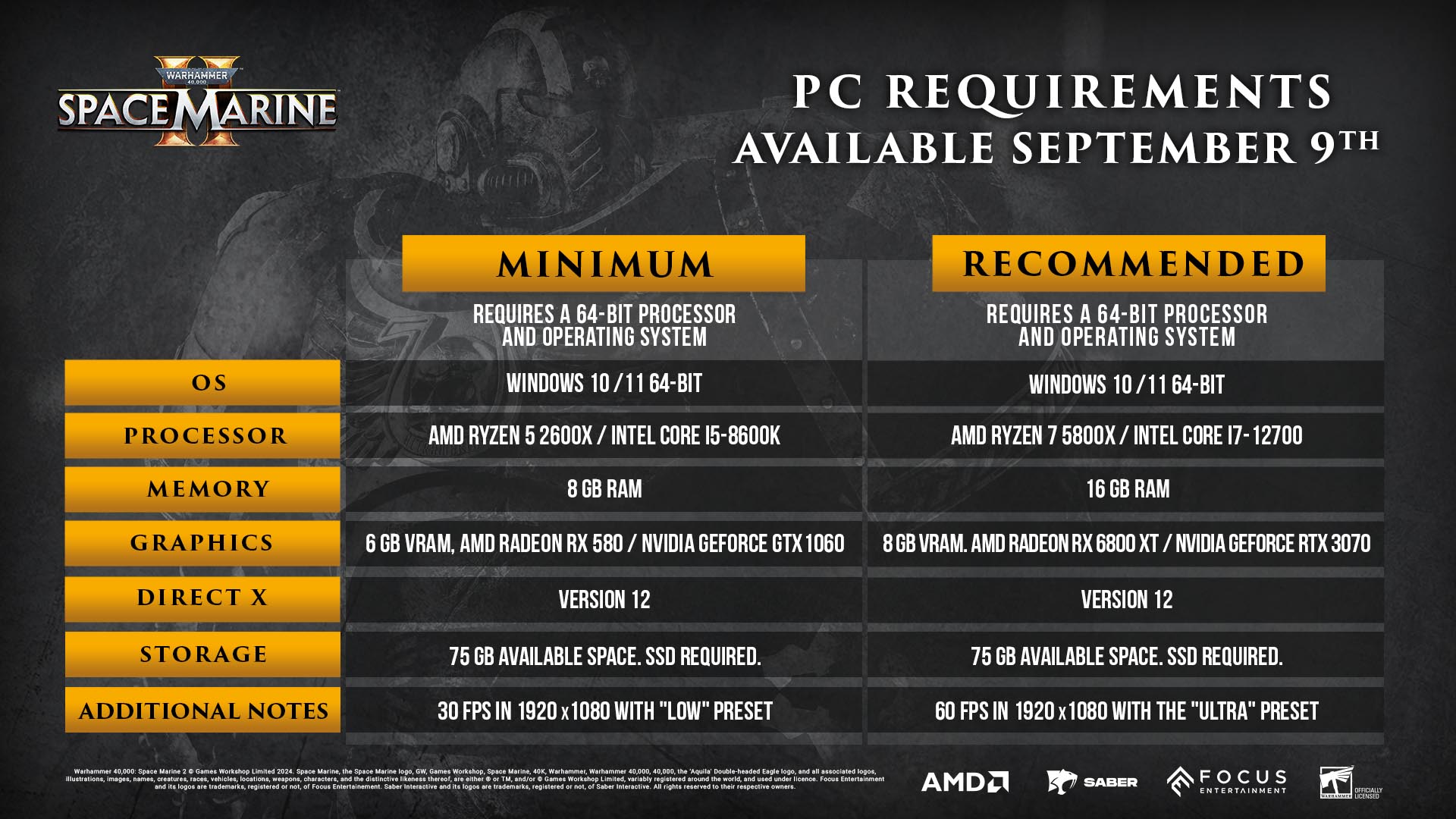 Space marine 2 config pc 1