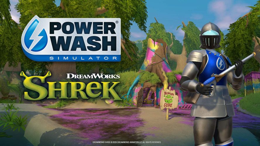 Image d\'illustration pour l\'article : PowerWash Simulator : Un nouveau DLC qui sent divinement bon l’ogre Shrek