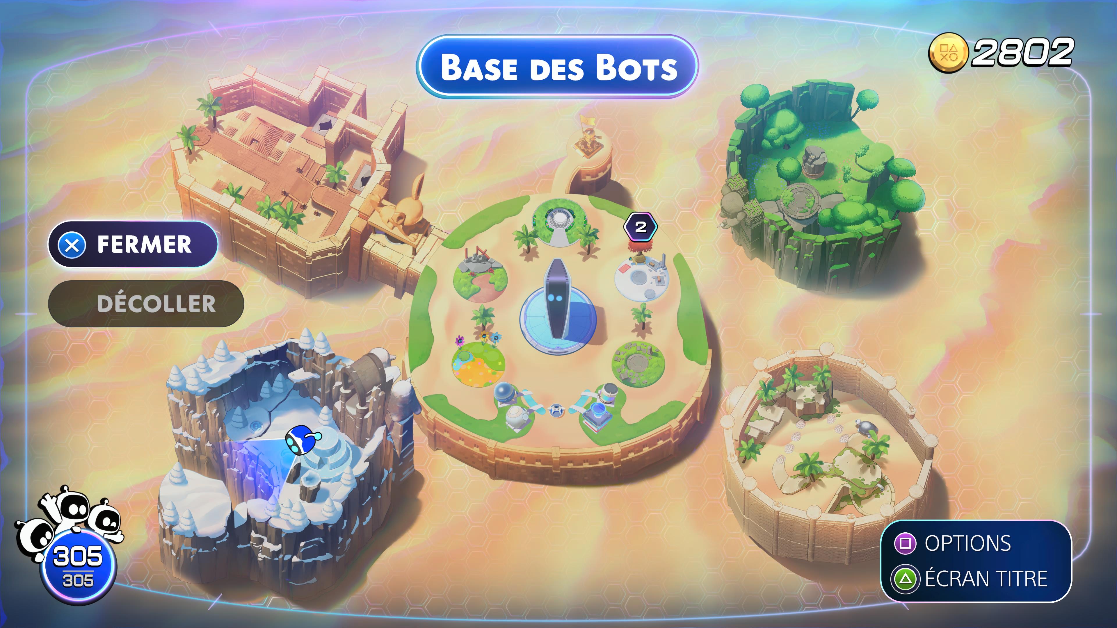 Astro bot base des bots map 8 33