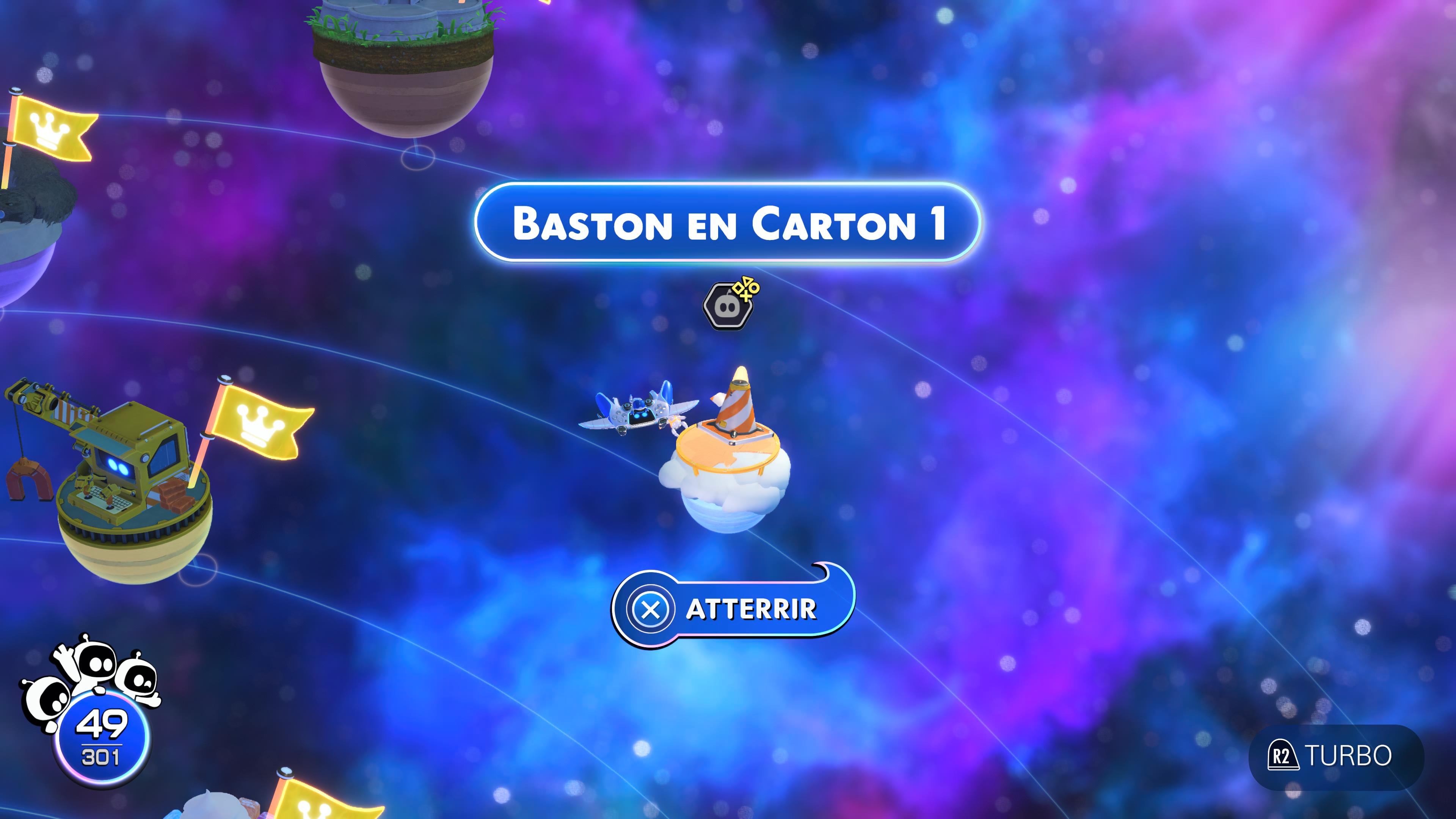 Astro bot baston en carton un 184