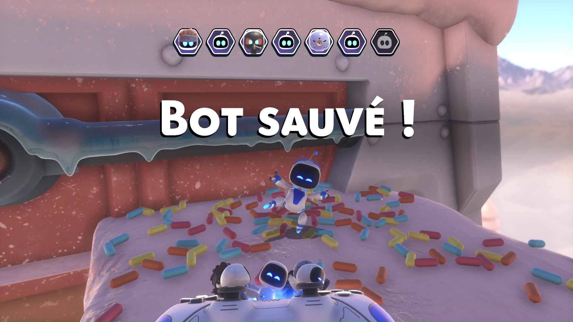 Astro bot collectibles bot nebuleuse du gorille 58 58