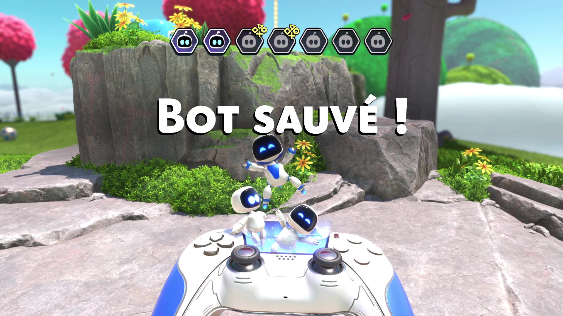 Astro bot collectibles bot nebuleuse du gorille 6 7