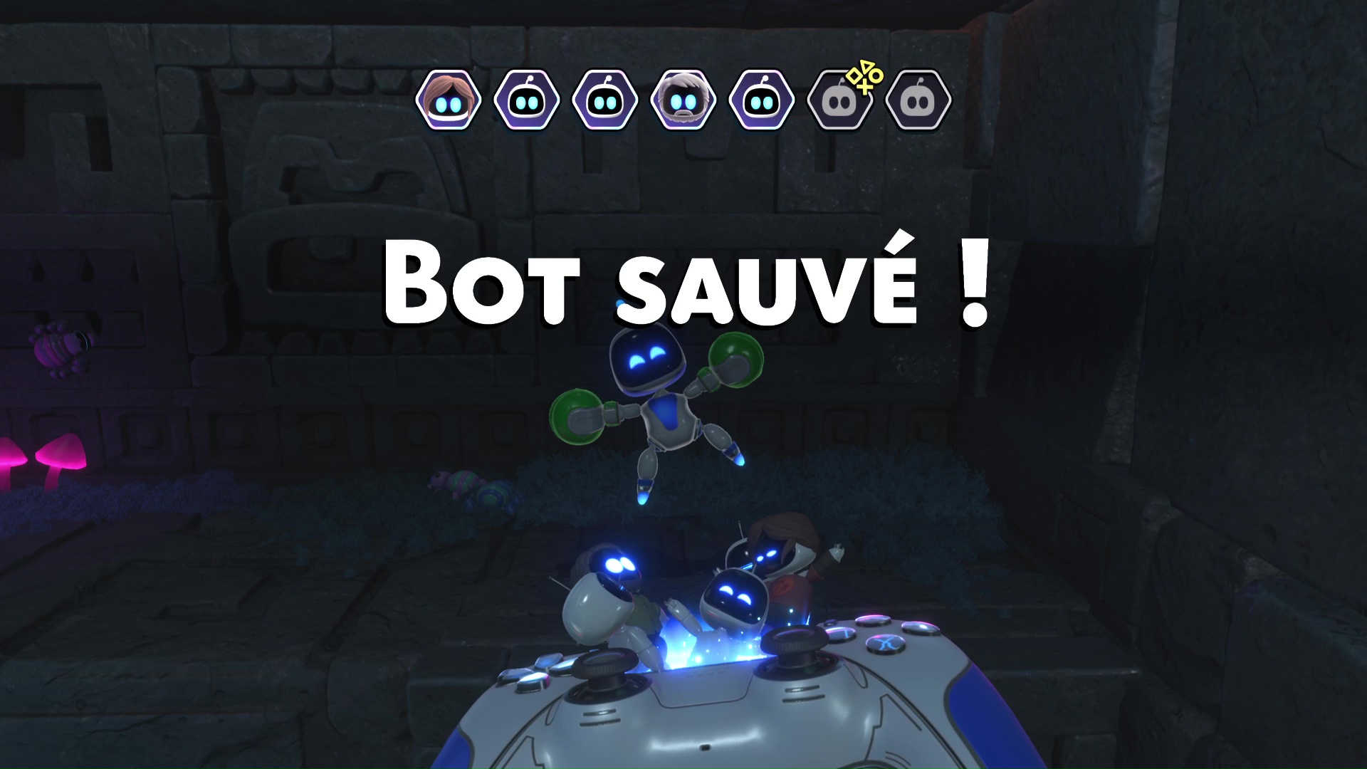 Astro bot collectibles bots apex tentaculaire 120 123