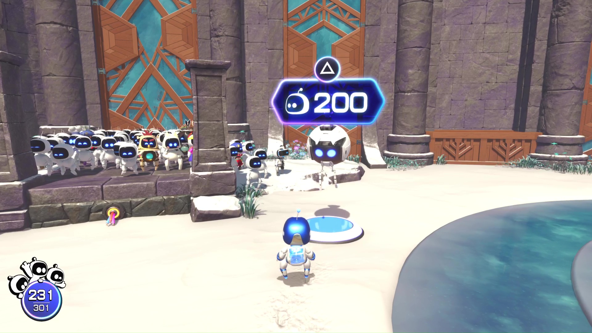 Astro bot collectibles bots base des bots 54 92