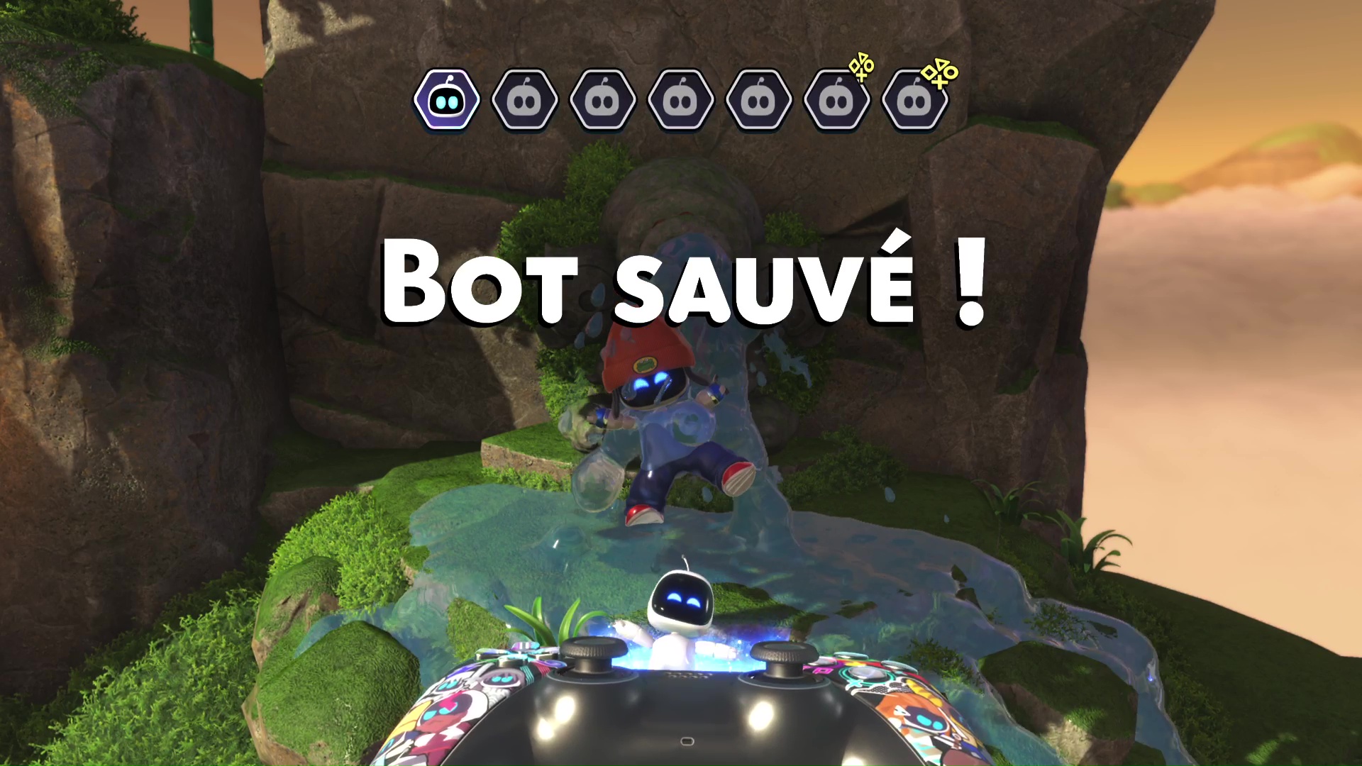 Astro bot collectibles bots systeme du serpent 34 35