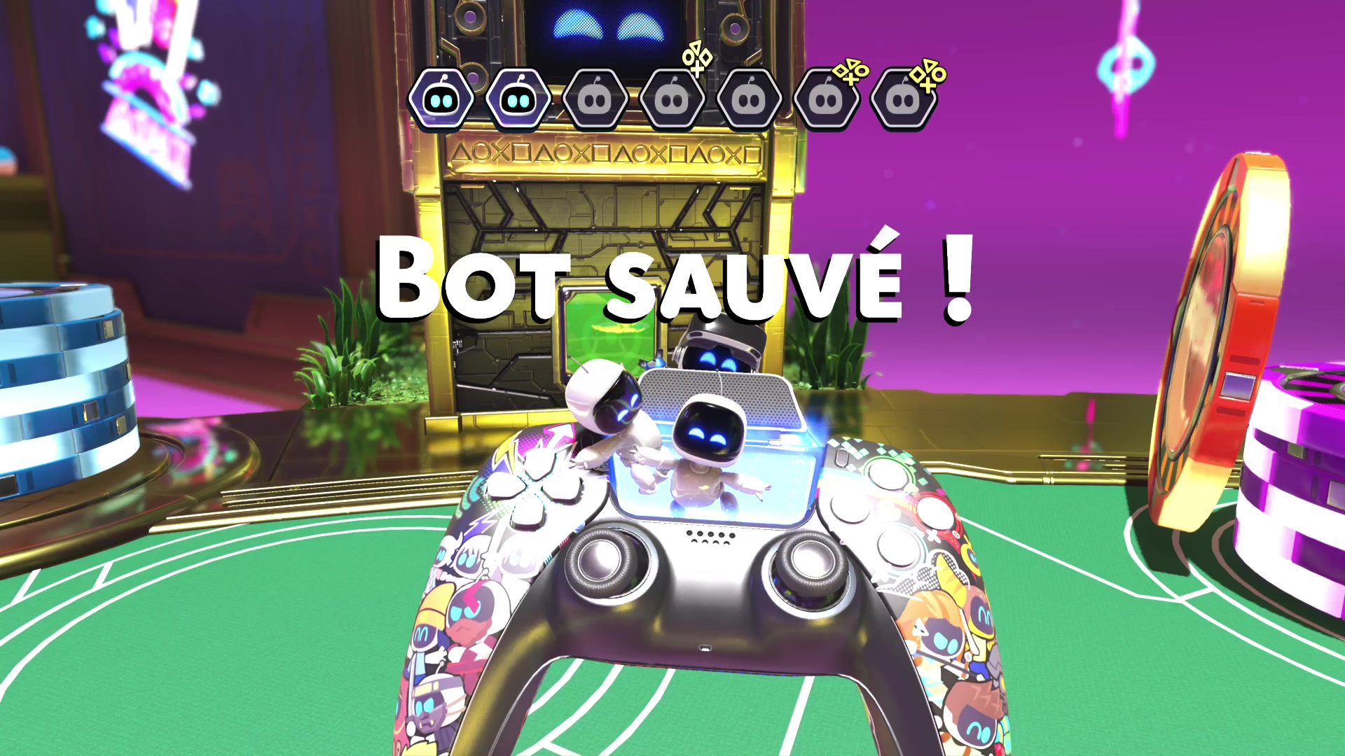 Astro bot collectibles bots systeme du serpent 8 8