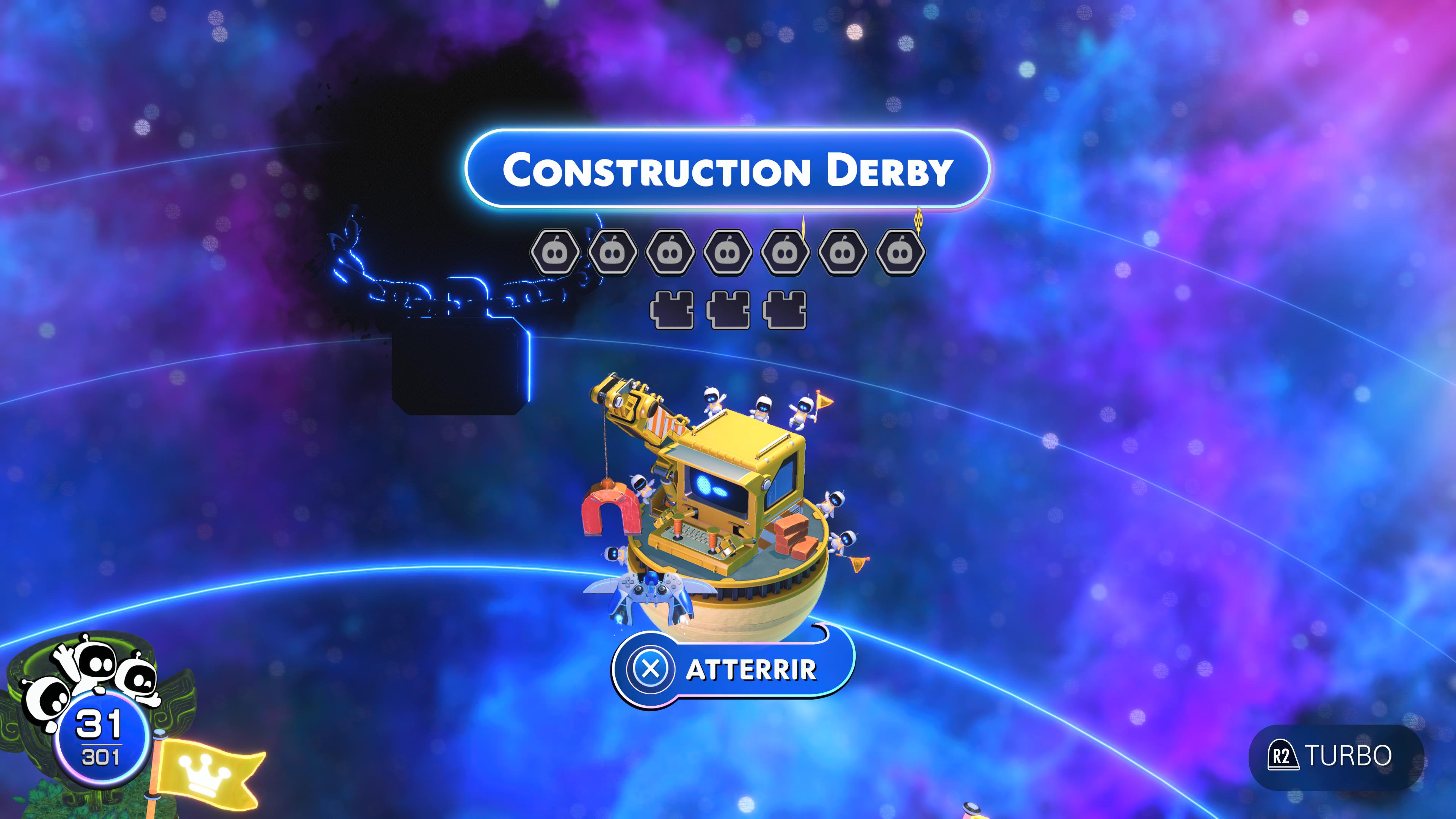 Astro bot construction derby 32