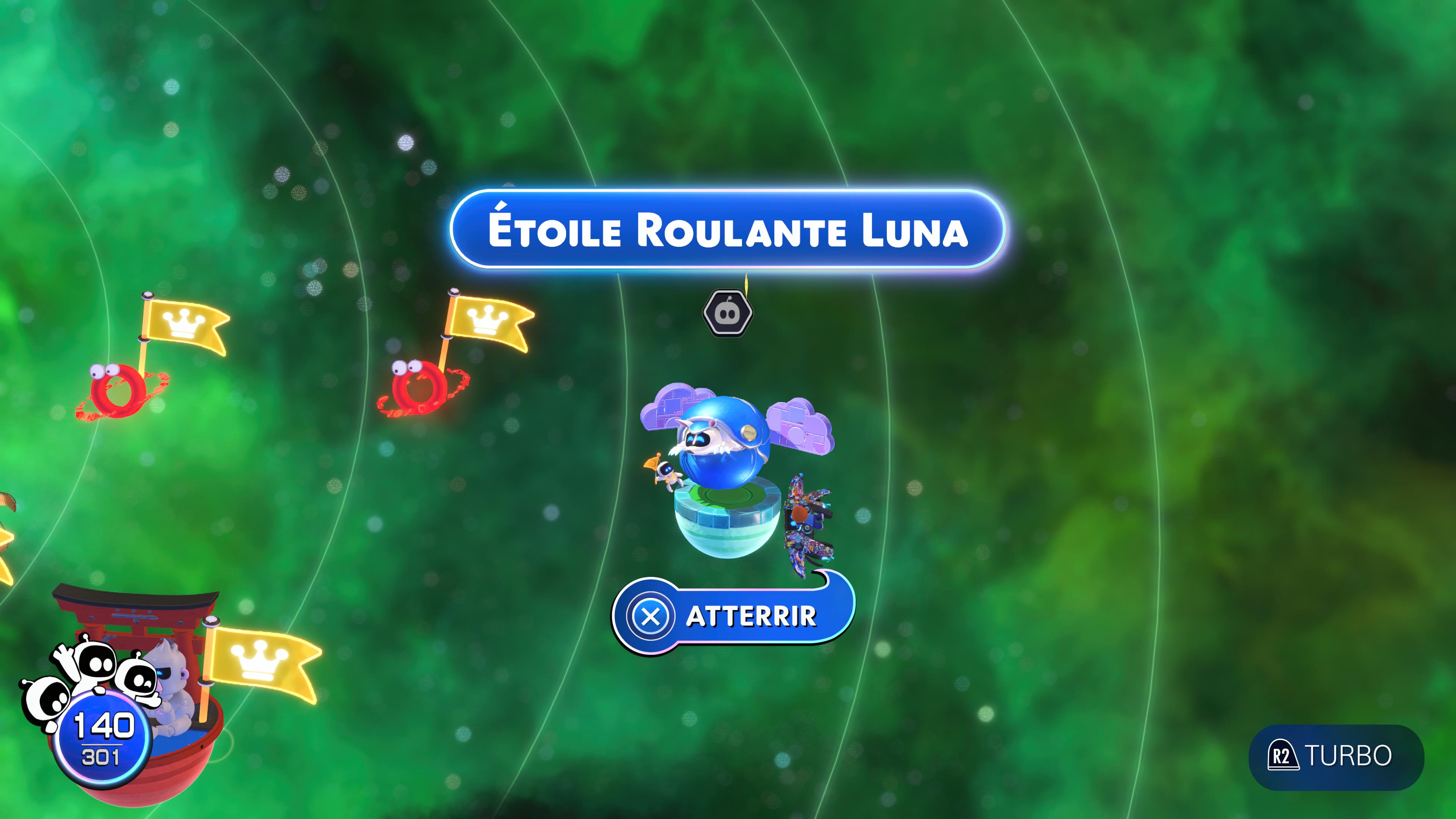 Astro bot etoile roulante luna 157