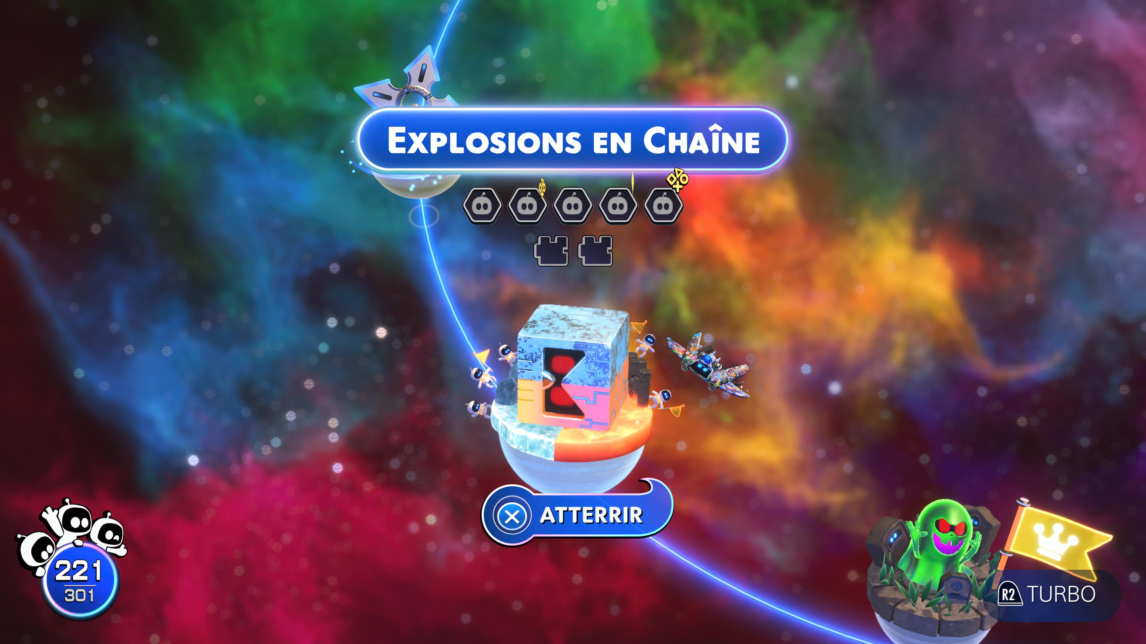 Astro bot explosions en chaine 141