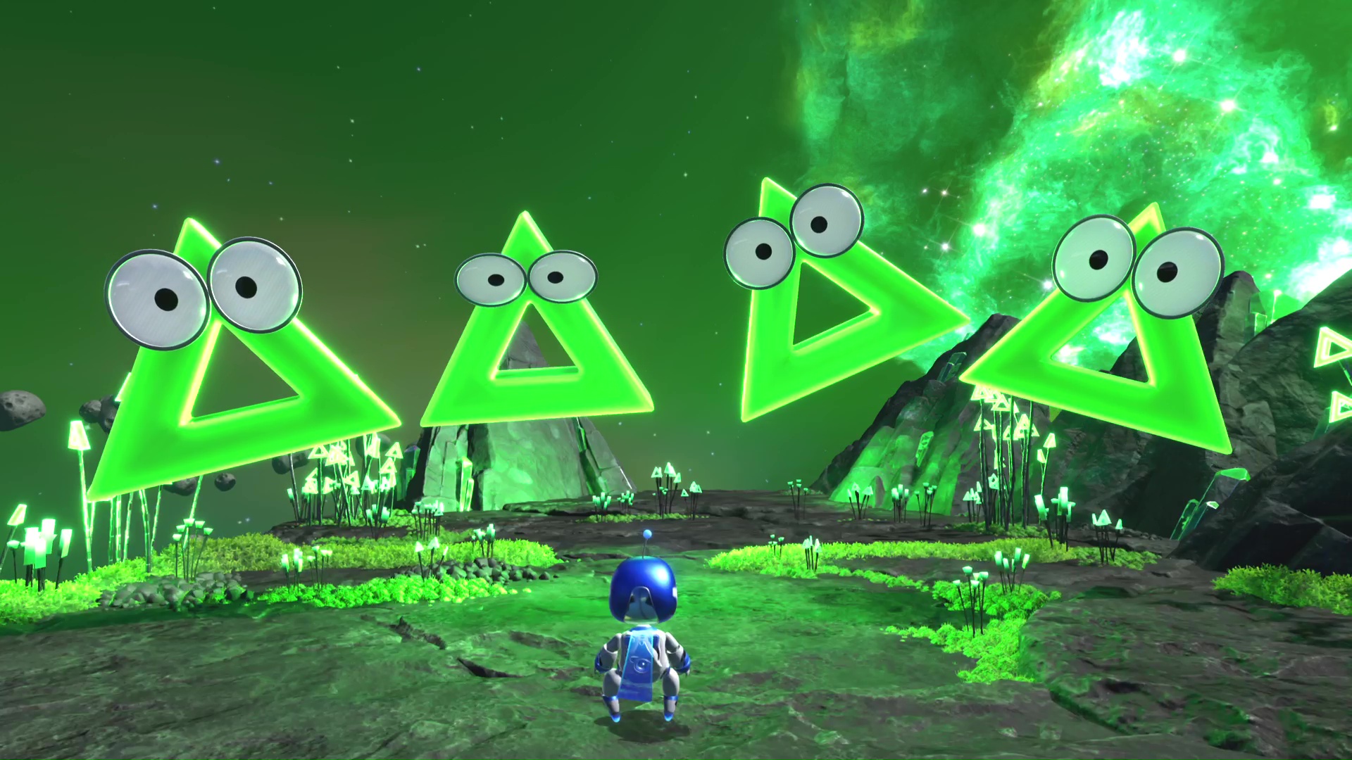 Astro bot niveau triangle perdu 7 6